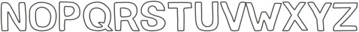 Apricot Jam Outline ttf (400) Font UPPERCASE