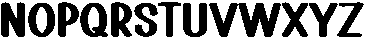 April Hunky Regular otf (400) Font UPPERCASE