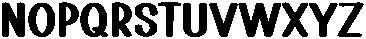 April Hunky Regular otf (400) Font LOWERCASE