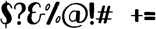 April Regular otf (400) Font OTHER CHARS