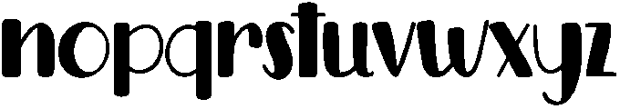 April Regular otf (400) Font LOWERCASE