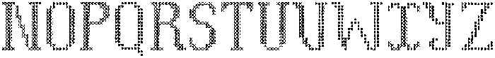 April Thread Regular otf (400) Font UPPERCASE