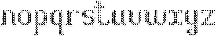 April Thread Regular otf (400) Font LOWERCASE