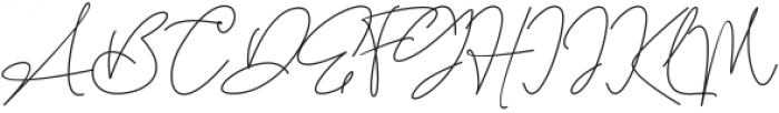 Aprilia Signature otf (400) Font UPPERCASE