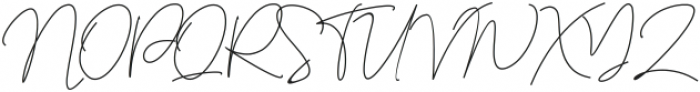 Aprilia Signature otf (400) Font UPPERCASE
