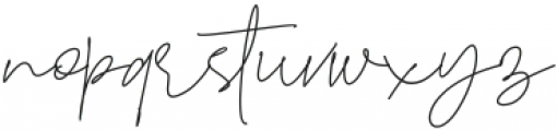 Aprilia Signature otf (400) Font LOWERCASE