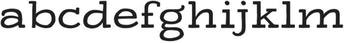 Apro Slab Medium otf (500) Font LOWERCASE