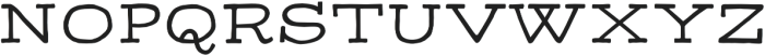 Apro Slab otf (400) Font UPPERCASE