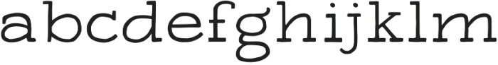 Apro Slab otf (400) Font LOWERCASE