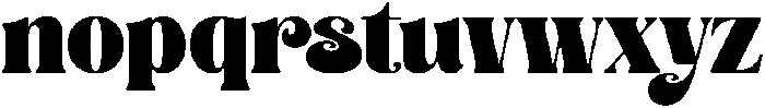 Aprohite otf (400) Font LOWERCASE