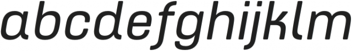 ApronSoft Regular Italic otf (400) Font LOWERCASE