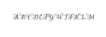 Apenzell Font UPPERCASE