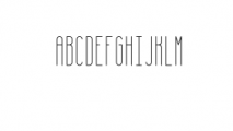 April.otf Font UPPERCASE