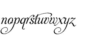 Aphrodite Stylistic Font LOWERCASE