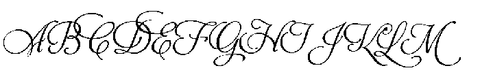 Aphrodite Swash Font UPPERCASE