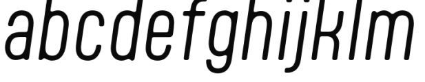 Aptly Light Italic Font LOWERCASE