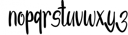 Apparel Stock - Modern Handwritten Font Font LOWERCASE