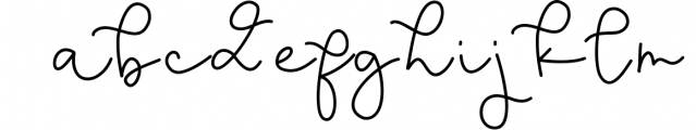 Apple Pie - A Handwritten Script Font Font LOWERCASE
