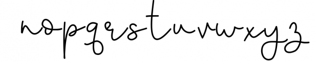 Apple Pie - A Handwritten Script Font Font LOWERCASE