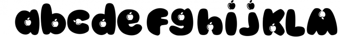 Apple kids - Crafting Kids Font Font LOWERCASE