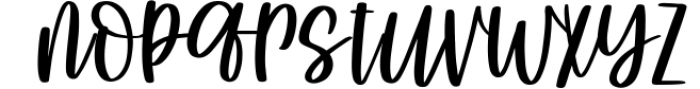 April Romance - A Lowercase Script Font Font UPPERCASE