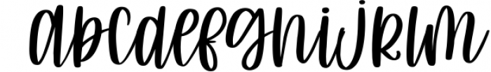 April Romance - A Lowercase Script Font Font LOWERCASE