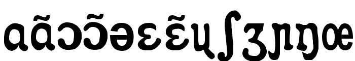 Apicar--stylr-Arial-gras- Font UPPERCASE