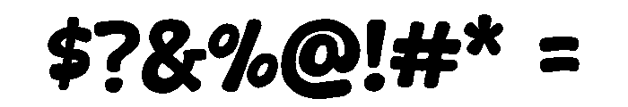 Apoca Font OTHER CHARS