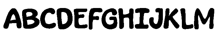 Apoca Font UPPERCASE