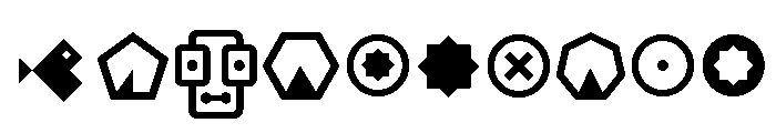 Apothem Bold Font OTHER CHARS