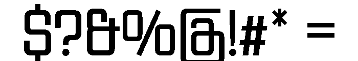 Apothem Bold Font OTHER CHARS