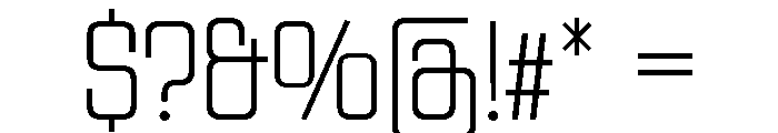 Apothem Regular Font OTHER CHARS