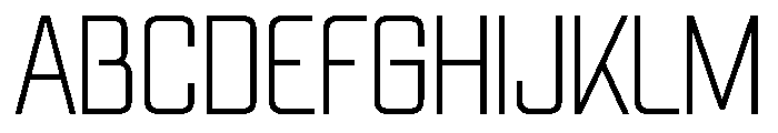 Apothem Regular Font UPPERCASE