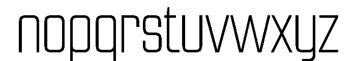 Apothem Regular Font LOWERCASE