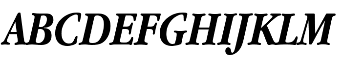 Apple Garamond Bold Italic Font UPPERCASE