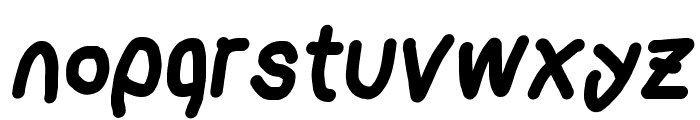 AppleStorm Extra Bold Italic Font LOWERCASE