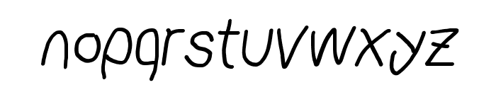 AppleStorm Regular Italic Font LOWERCASE