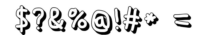 AppleStorm Shadow Extra Bold Font OTHER CHARS