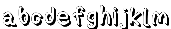 AppleStorm Shadow Extra Bold Font LOWERCASE