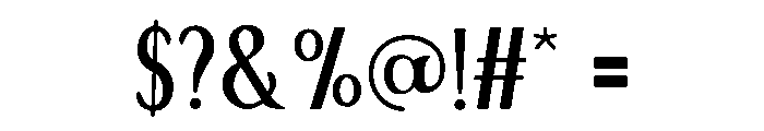 Apprentice Font OTHER CHARS