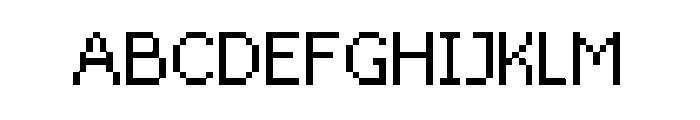 AprilSans Regular Font UPPERCASE