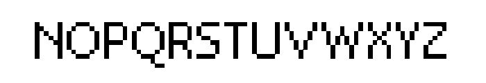AprilSans Regular Font UPPERCASE