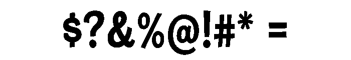 Aprilio Hope Bold Font OTHER CHARS