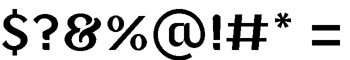 Aptumi Font OTHER CHARS