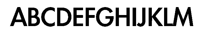 Apple LiGothic Medium Font UPPERCASE