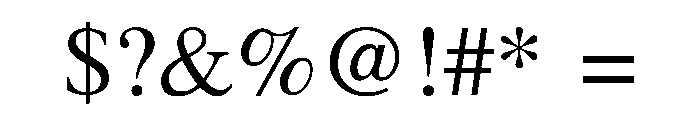 Apple LiSung Light Font OTHER CHARS