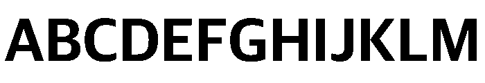 Apple SD Gothic Neo ExtraBold Font UPPERCASE