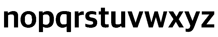 Apple SD Gothic Neo ExtraBold Font LOWERCASE