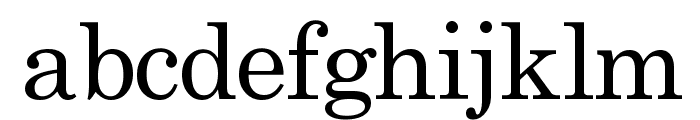 AppleMyungjo Regular Font LOWERCASE