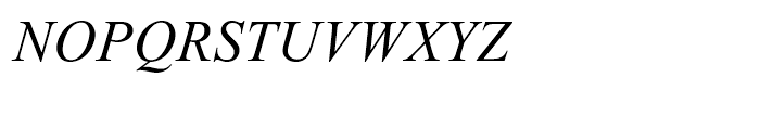 Aparajita Italic Font UPPERCASE